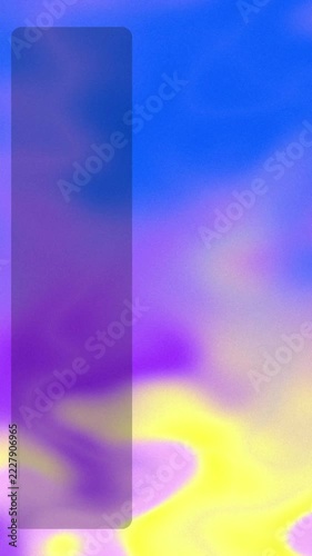 Vibrant abstract liquid gradient background with bright neon blue and yellow color tones.