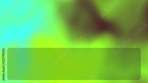 Abstract green gradient background with a sleek glowing dark rectangular button element.