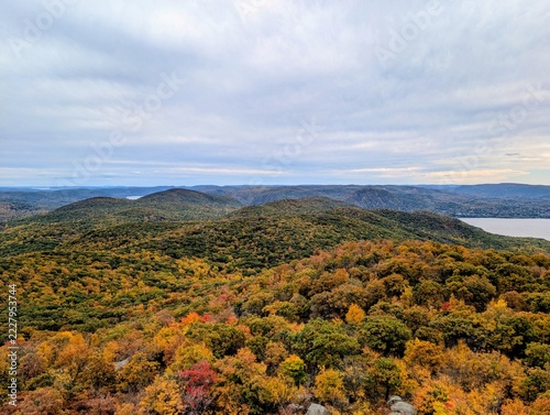 Fall foliage in Hudson Highlands State Park Preserve, Beacon, New York - October 2026