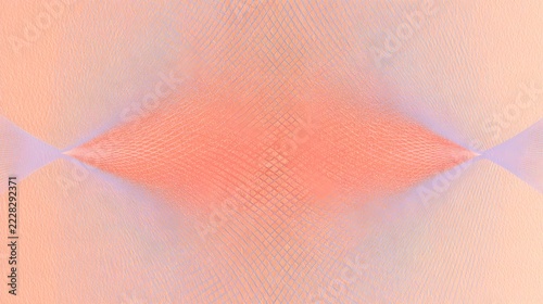A diamond grid pattern stretches toward two opposing points
