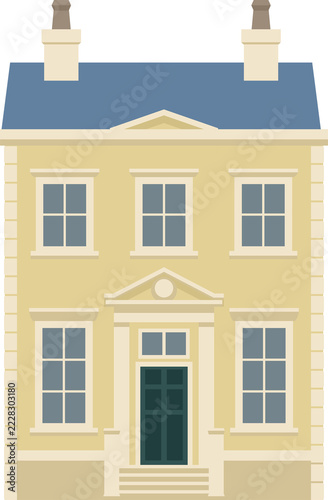 Photography Victorian old English house building