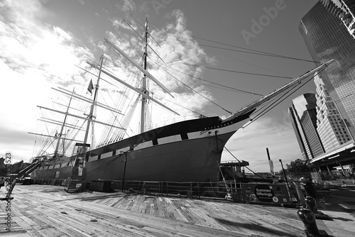 Obraz na plátně The Wavertree is a historic iron-hulled sailing ship built in 1885