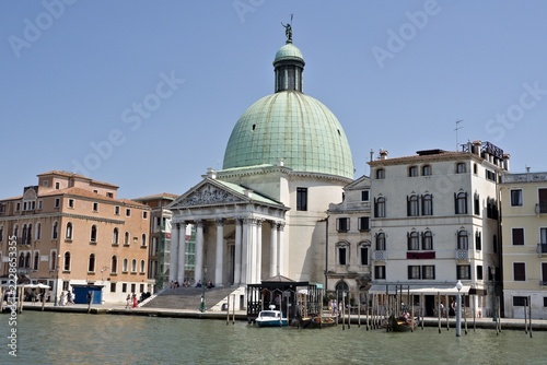 View of the Church of San Simeon Piccolo in Venice