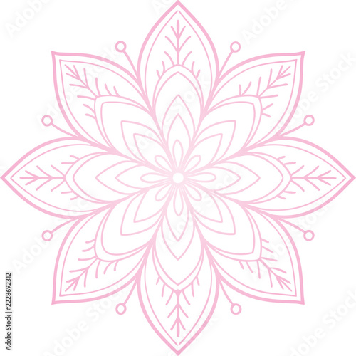 vector illustration of a flower