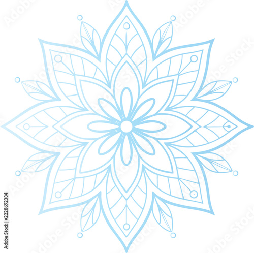 vector illustration of a flower