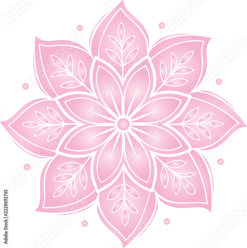 vector illustration of a flower