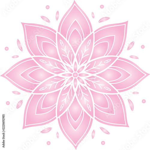 vector illustration of a flower