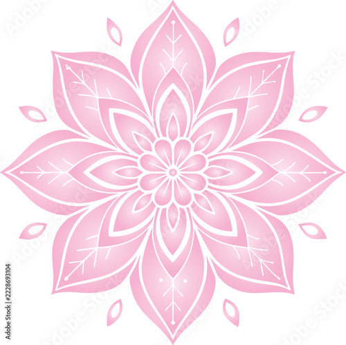 vector illustration of a flower