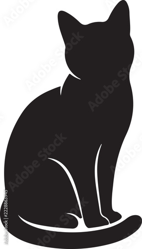 black cat silhouette