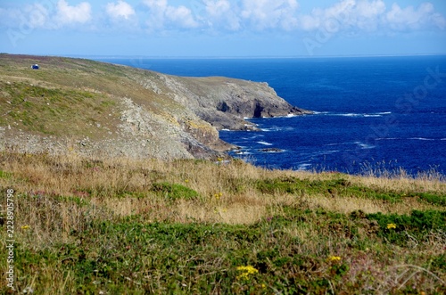 The famous Pointe du Raz in Brittany in France, Europe
