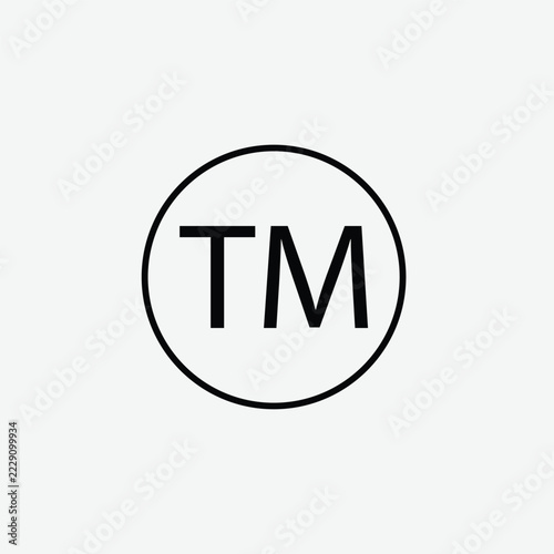 Trade Mark icon vector logo design template