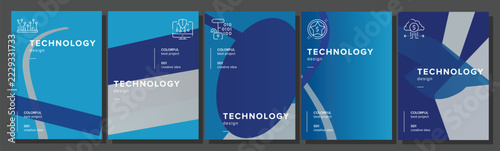 Neutral bundle bulletin technology abstract geometric a4 poster. triangles illustration, office concept, chic magazine, burnt engineering vector technology background illustration