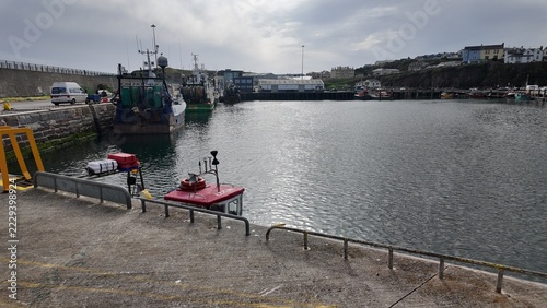 Obraz na plátně a fishing harbour in ireland