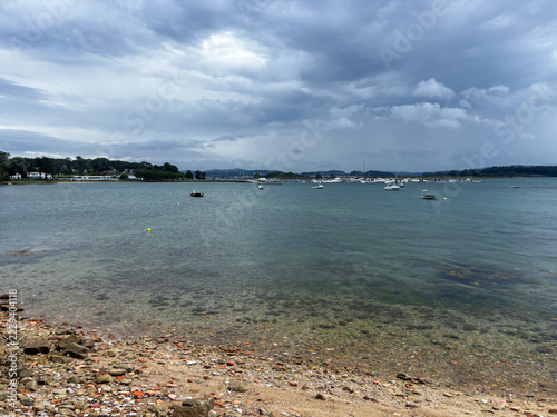 Picturesque Island of La Toja in Galicia, Spain