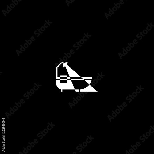 At night in the bathroom logo.