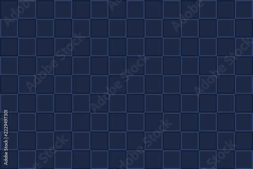 Dark blue checkered grid pattern with solid square cells for corporate interface background use.
