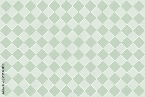 geometric diamond grid pattern in pale green for modern backdrops or textile products.