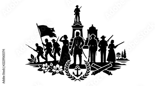 International Education Day Vector Illustration, Diverse Students and People Walking with Books and Art Palette, Lifelong Global Learning Concept