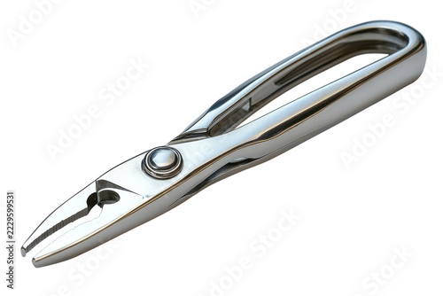A real image of a nail clipper isolated on white background for product catalog, ecommerce, advertising and commercial design projects