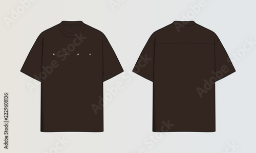 Modern Cut and Sew T-Shirt Collection with Panel Patterns and Graphic Designs