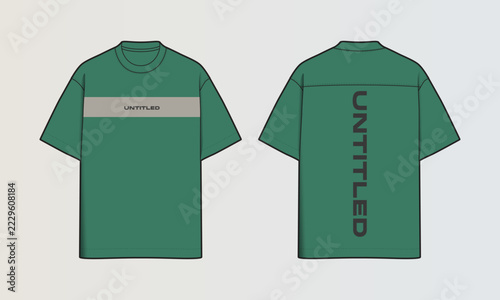 Modern Cut and Sew T-Shirt Collection with Panel Patterns and Graphic Designs