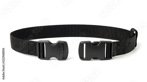 black leather belt