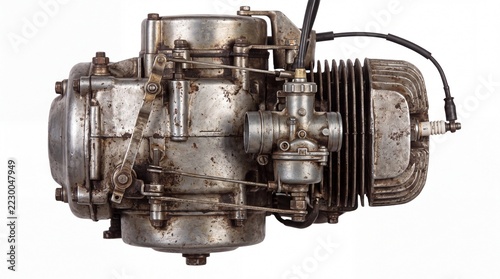 Vintage Mechanical Engine Component for Automotive Repair.