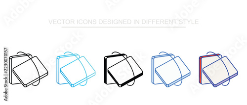 File icon design with white background stock illustration