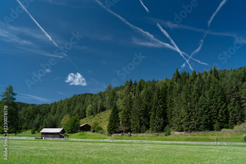 A Typical Tyrolean Landscape in Summer - Seefeld in Tyrol - Austria