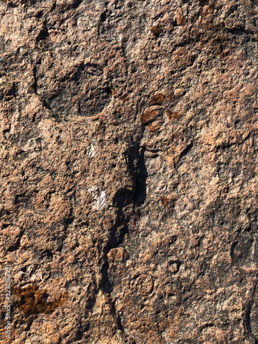 Fotografie fragment of granite rock surface with a distinct texture