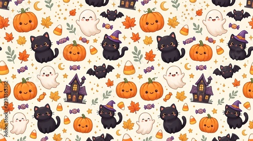 Cute Halloween Pattern