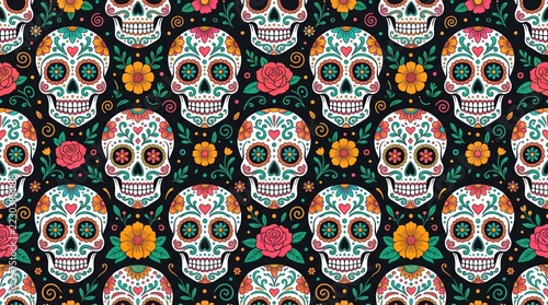 Sugar Skull Pattern