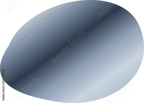 Retro 90s Y2K Chrome Liquid Abstract Swirl Graphic Element, Nostalgic Design for Commercial Variations and