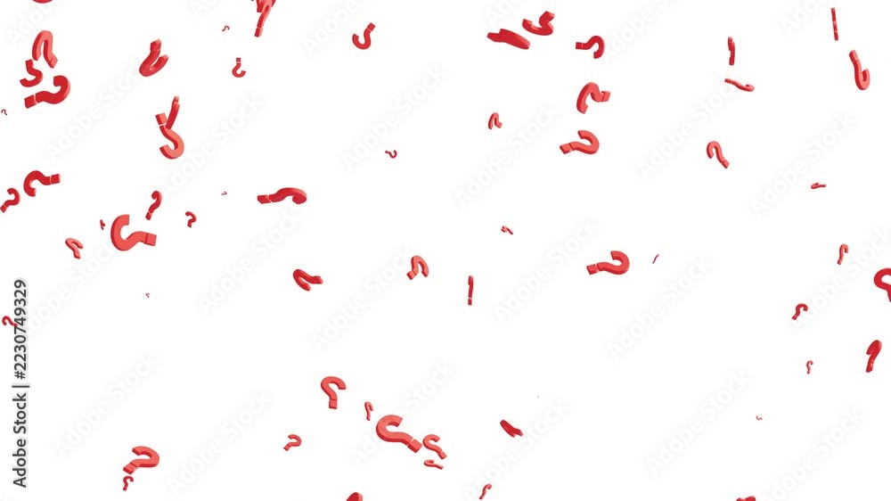 Animated Question Mark Sign Effect for overlay transparent background ...