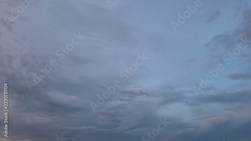 Photography Dark blue cloudy sky natural texture background