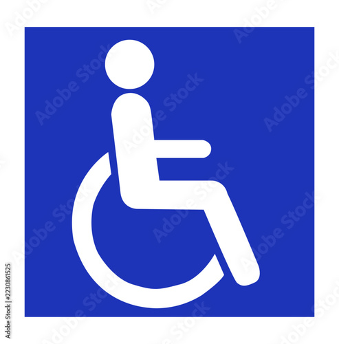 Icona portatori di handicap - Grafica vettoriale