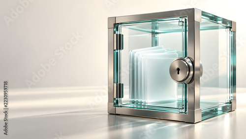 Glass Safe Protecting Digital Folders and Private Data