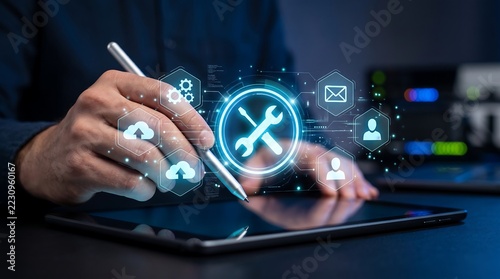 Technical Support Services and IT Tools Management on Digital Interface