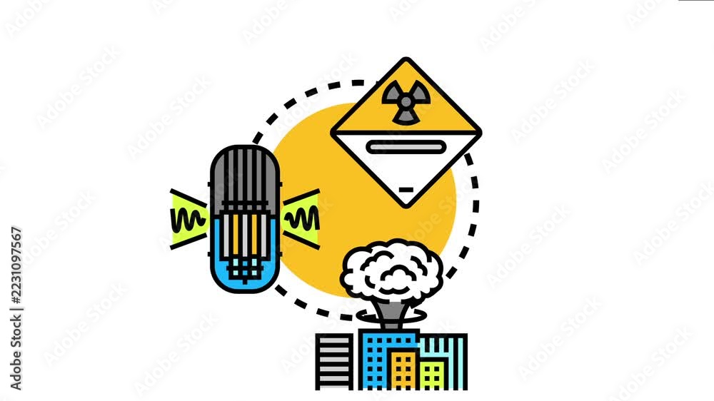 Secure Hazard Nuclear energy creating harmful radiation and waste requiring secure ...