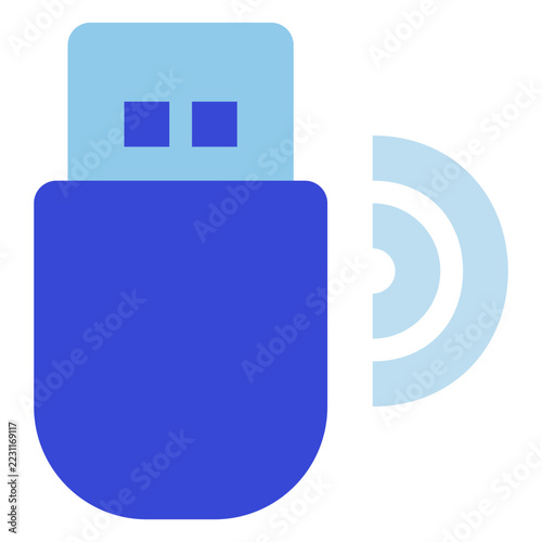 device blue tone icon set