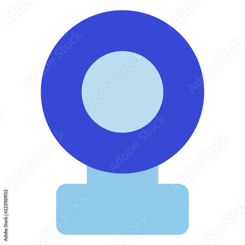 device blue tone icon set