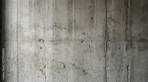 Gray Concrete Wall Texture Industrial Cement Surface Grunge Background