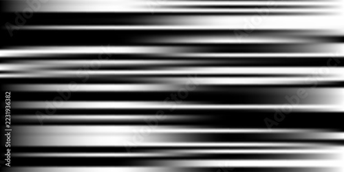 Abstract motion blur background with black and white streaks