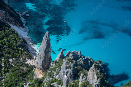 Mountainous coastal landscape