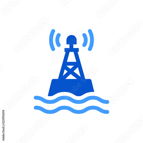 Marine Aid to Navigation AtoN Buoy Beacon Telemetry Station