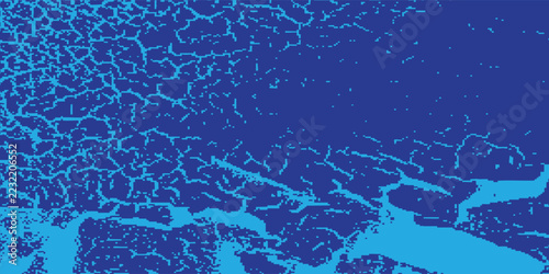 Abstraction, white blue marbled divorce background