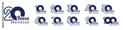 Font and letter design illustration with modern bold concept