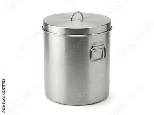 Modern Brushed Stainless Steel Compost Pail for Kitchen Countertop Organic Food Waste Scraps