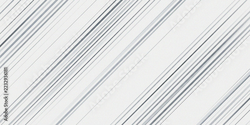 Obraz na plátně Abstract background featuring diagonal grey lines of varying thickness on a clea
