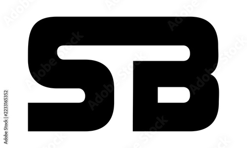 icon black SB letter logo